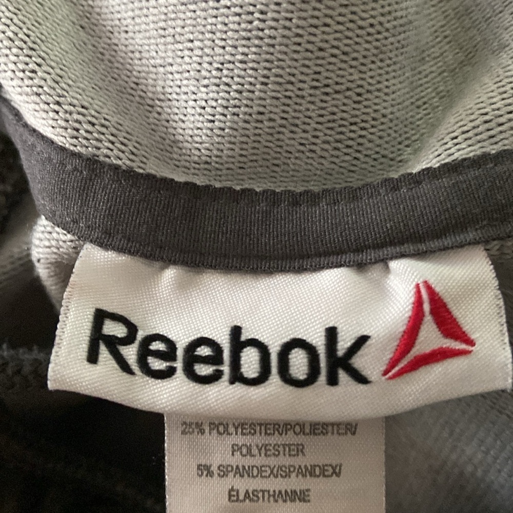 Reebok Women’s Dark Gray Logo High Low Hoodie Size Athleisure Loungewear Size L - Picture 6 of 6